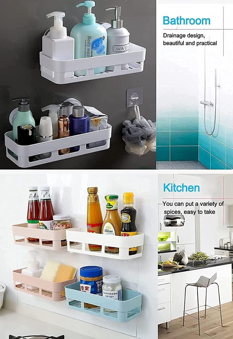 Self-Adhesive Bathroom Shelf Organizer