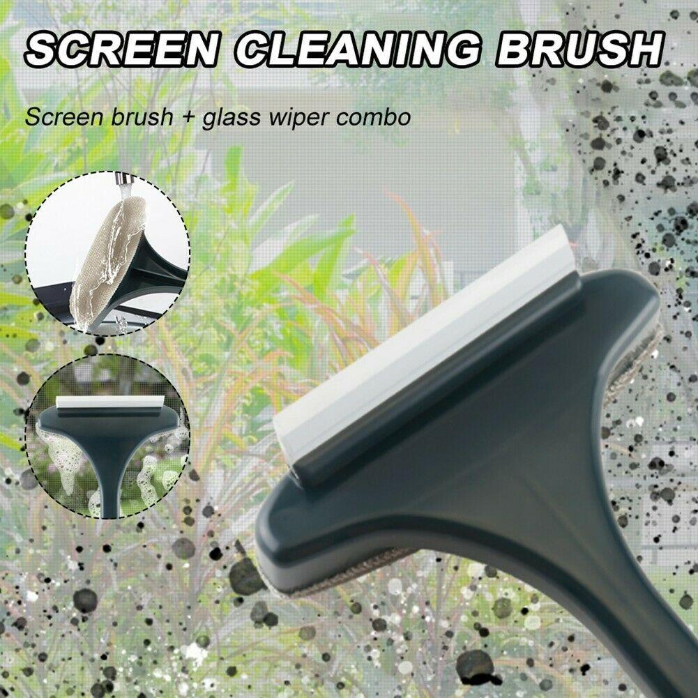 Brush- Glass Cleaning Brush with Long Handle